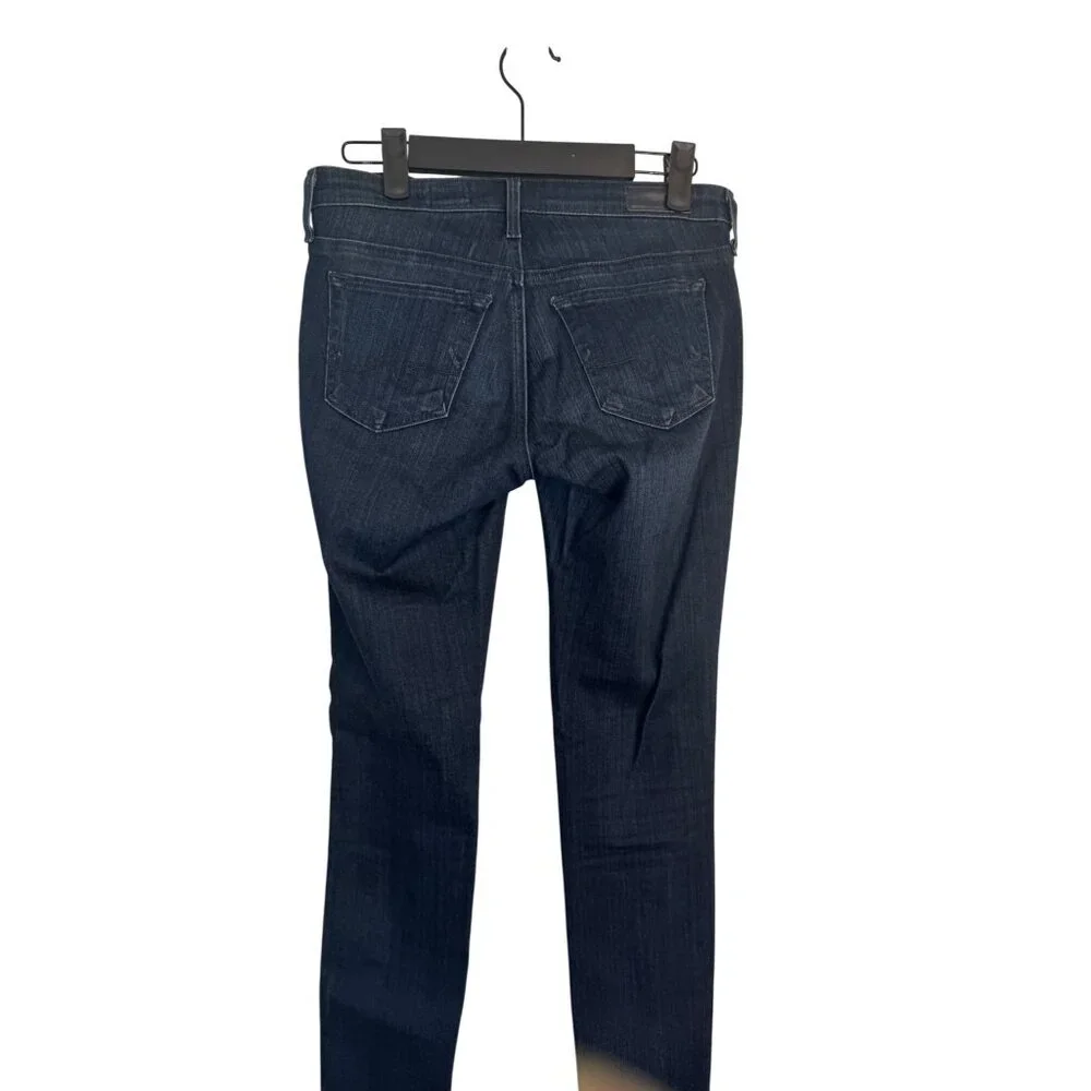 AG Adriano Goldschmied Size 25 Dark Wash Legging Ankle Jeans Cotton Blend